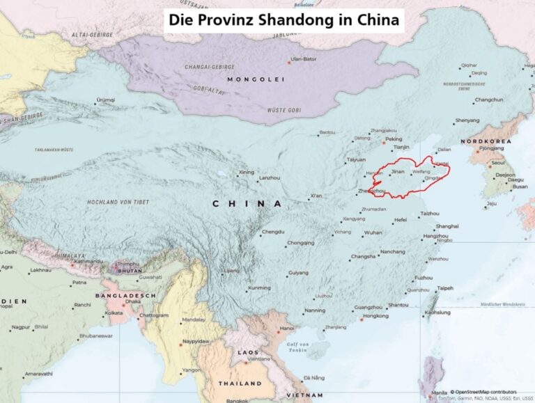 Niedersachsens Partnerschaften Die Provinz Shandong Statistisch gesehen